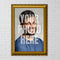 Personalised Ornate Gold Frame Photo Poster - A3