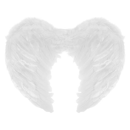 White Feather Wings - 44cm x 34cm