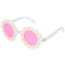 Daisy Sunglasses With Pink Lens