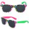 Abstract 80s Themed Sunglasses