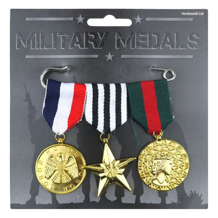 Military Medals - Pack of 3