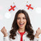 England St. George Flag Head Boppers - Each