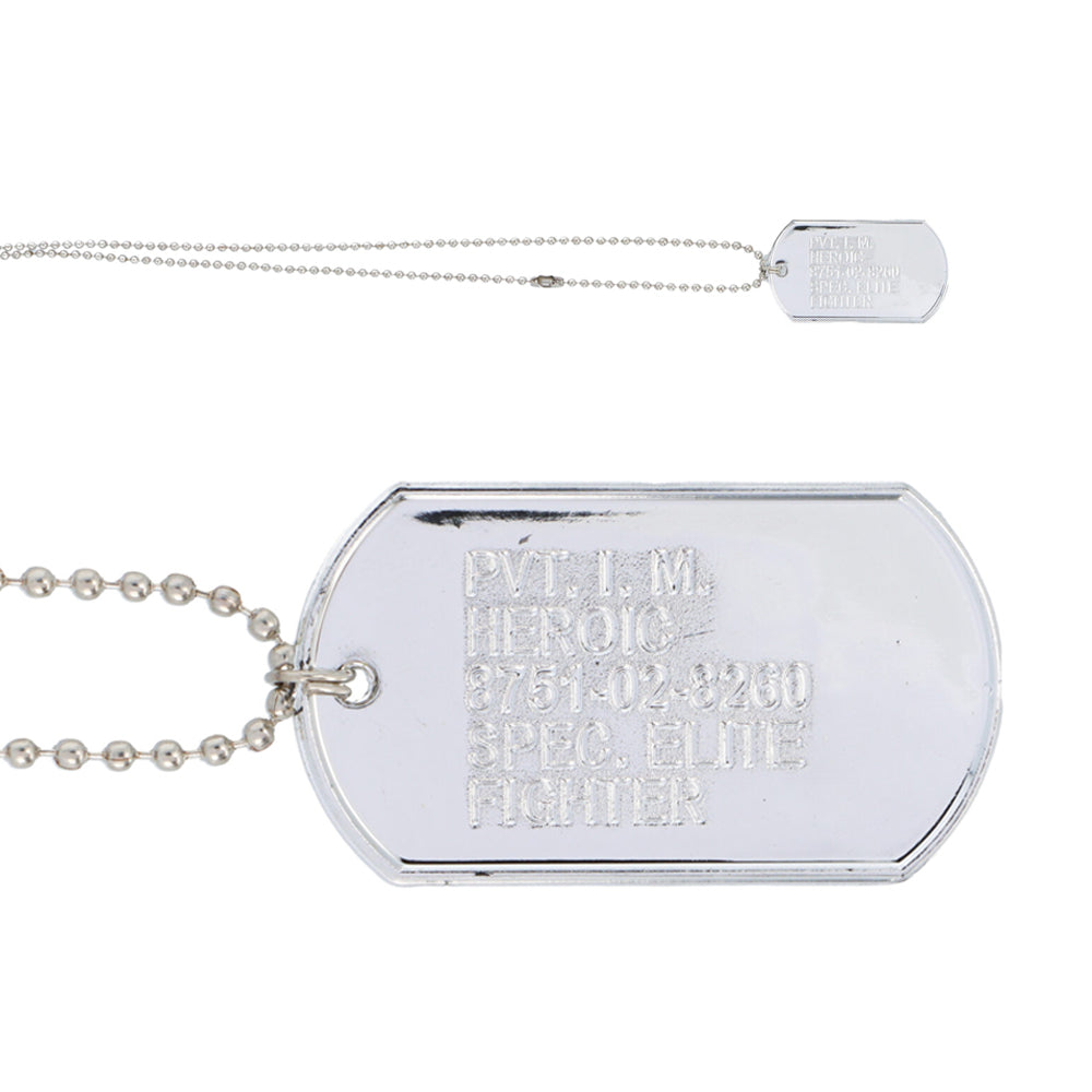 Army Military Dog Tag Necklace