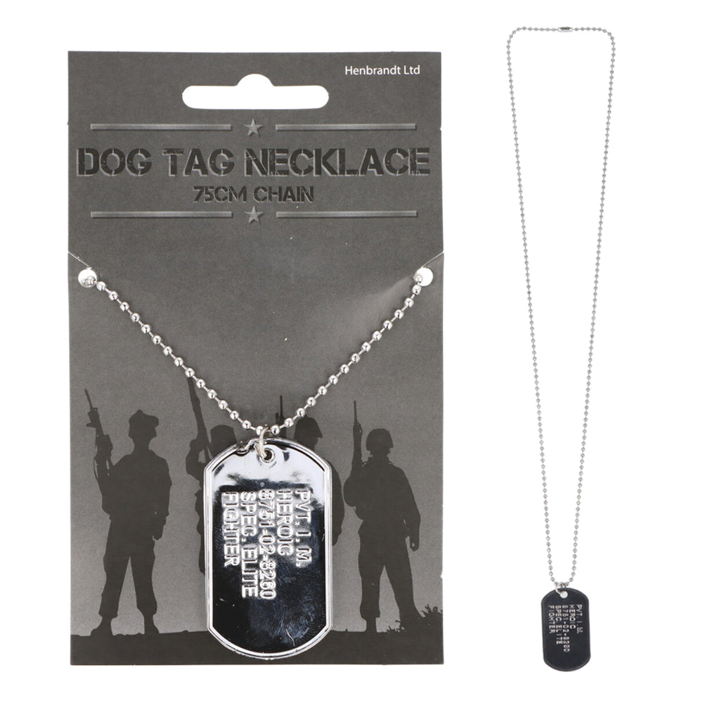 Army Military Dog Tag Necklace