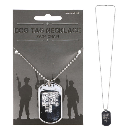Army Military Dog Tag Necklace