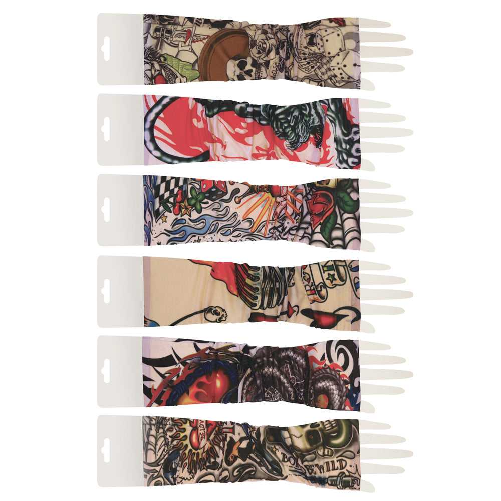 Tattoo Sleeve - 6 Assorted Designs - Each