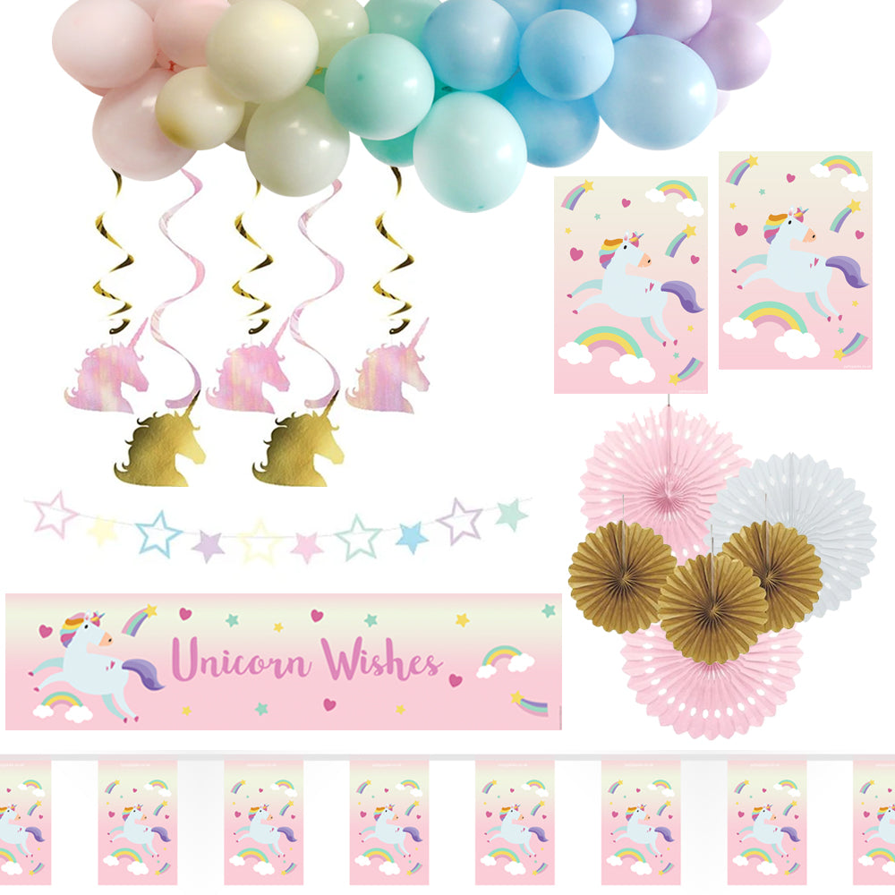 Unicorn Decoration Party Pack