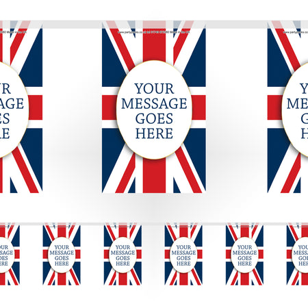 Union Jack Personalised Flag Bunting - 3m