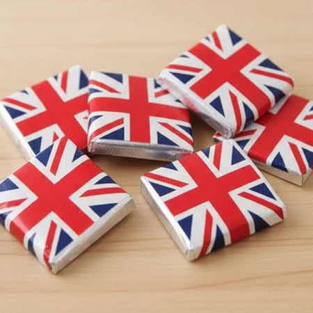 Union Jack Milk Chocolate Neapolitans - Each