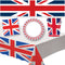 Union Jack Tableware Pack for 8 - With FREE Banner!