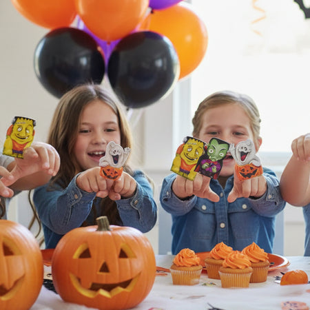 Halloween Finger Puppets - 5 Assorted Designs - Each