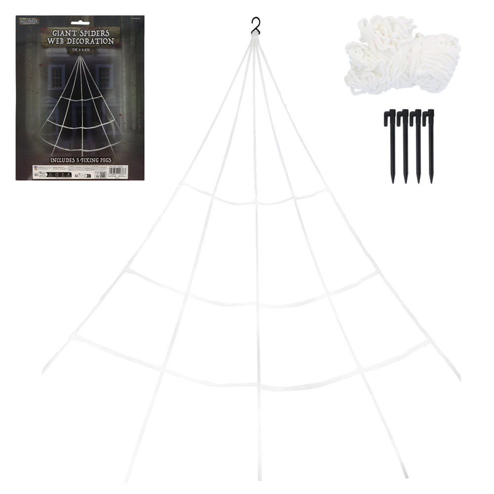 Giant Spider Web Garden Decoration - 5m
