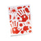 Halloween Bloody Hands Window Stickers - 26cm - Pack of 4 Sheets