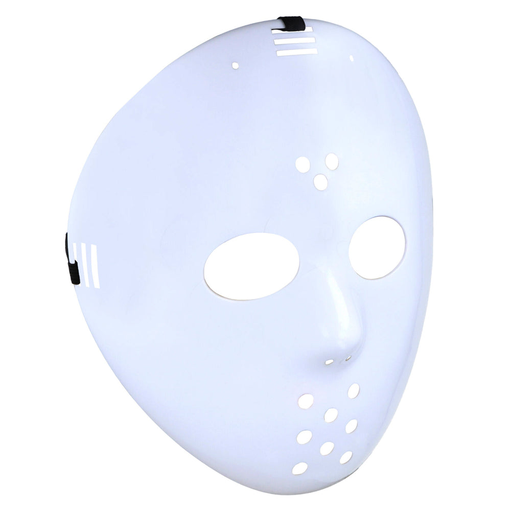 White Hockey Mask - Jason Voorhees Friday 13th Style