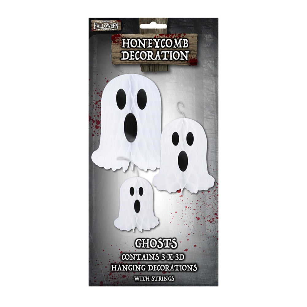 Hanging Halloween Ghost Decorations- Pack of 3