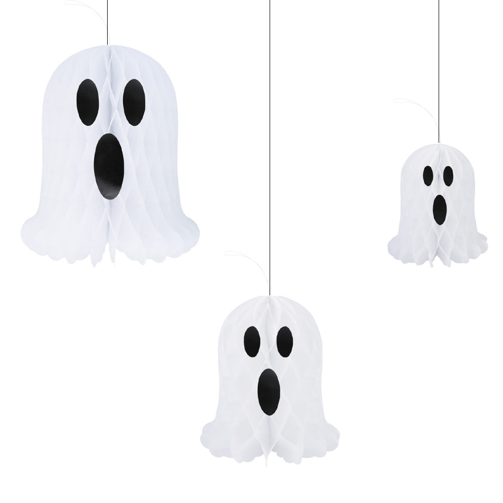 Hanging Halloween Ghost Decorations- Pack of 3