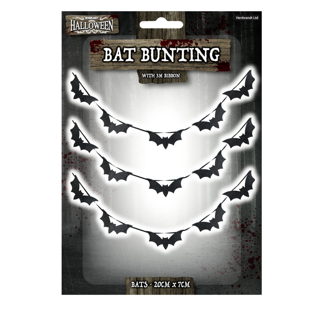 Halloween Bat Bunting Decoration - 3m