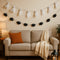 Plush Halloween Garland - 2 Assorted Designs - 1.5m - Each