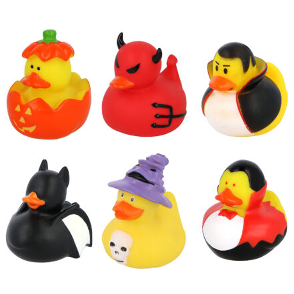 Mini Halloween Rubber Ducks - Pack Of 12