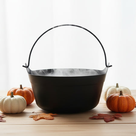 Black Cauldron Decoration - 24cm