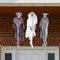 Hanging Ghost Skeleton Halloween Decoration Props - 3 Assorted Designs - 36cm - Each