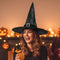 Satin Witch Hat with Buckle