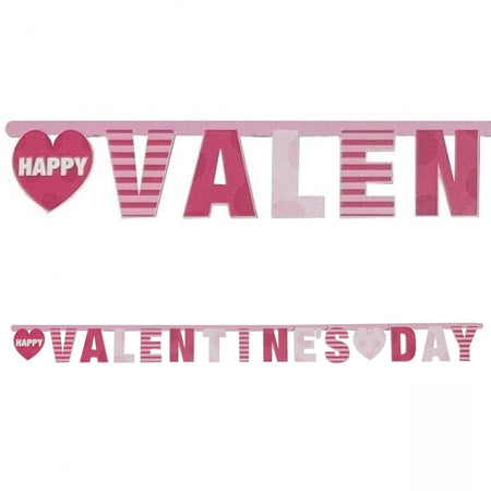 Happy Valentine's Day Banner - 180cm