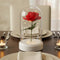 Valentine's LED Rose Cloche Decoration - 19cm