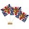 VE Day 80th Anniversary Paper Table Flags - 15cm on 30cm Pole - Pack of 30