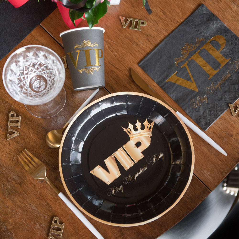 Vip Plate VIP Paper Plates 22.5cm Pack of 10 | Party Tableware | Party Packs