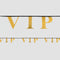 VIP Gold Card Bunting - 2.5m