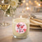 Love You To The Moon And Back Unscented Candle In Glass Holder - 6.5cm