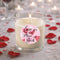 Love You To The Moon And Back Unscented Candle In Glass Holder - 6.5cm