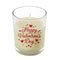 Happy Valentine's Day Unscented Candle In Glass Holder - 6.5cm - Each