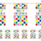 Vibrant Christmas Paper Bunting Decoration - 2.4m