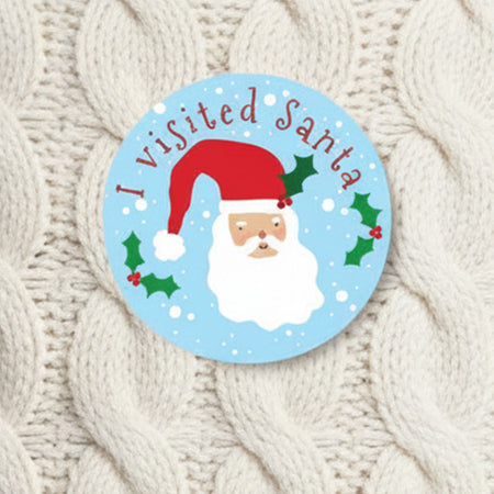 I Visited Santa Stickers - Sheet of 35