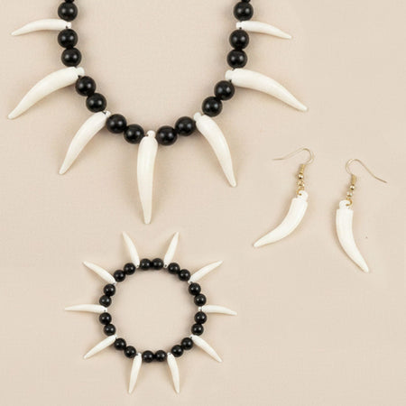 Voodoo Necklace with Earrings and Bracelet