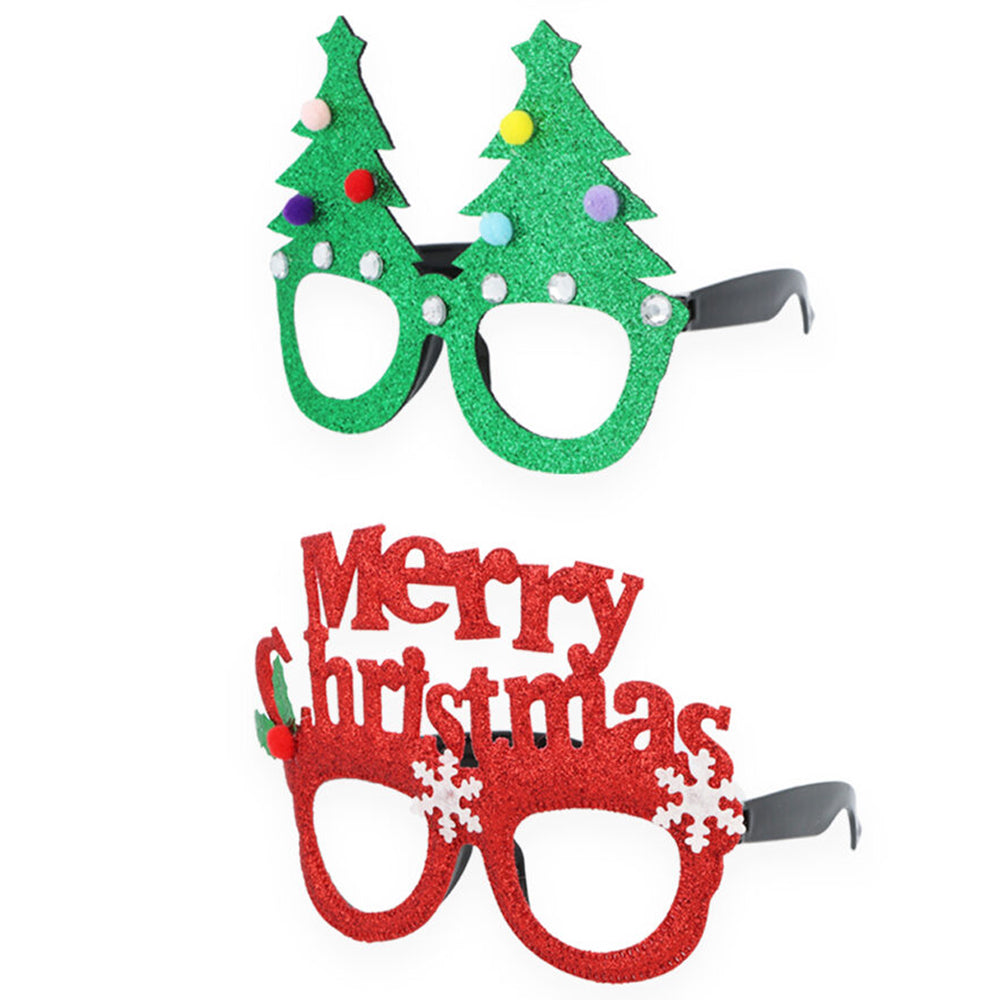 Assorted Fun Christmas Glasses - Pack of 6