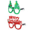 Assorted Fun Christmas Glasses - Pack of 6