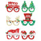 Assorted Fun Christmas Glasses - Pack of 6