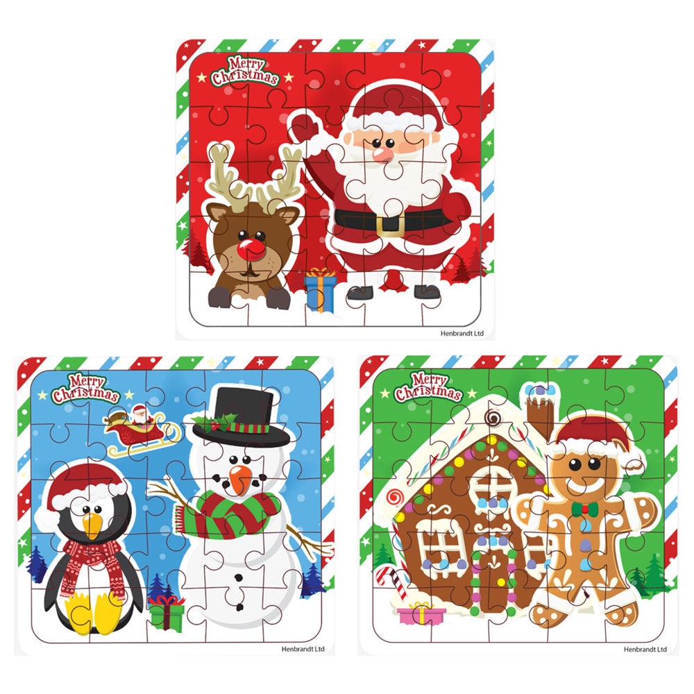Christmas Puzzle - Assorted - 13cm - Each