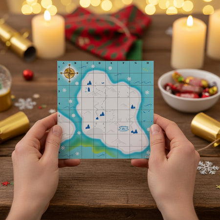 Christmas Treasure Map Game - 19.5cm