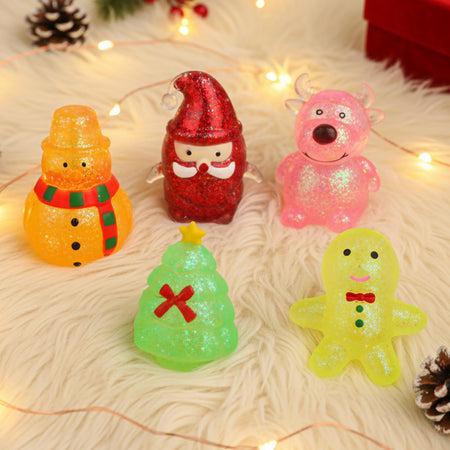 Christmas Squeeze Toy - 5 Assorted - 9cm - Each