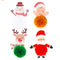 Make Your Own Pom-Pom Christmas Characters - Pack of 4