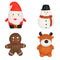 Christmas Squeeze Toy - 4 Assorted - 8cm - Each