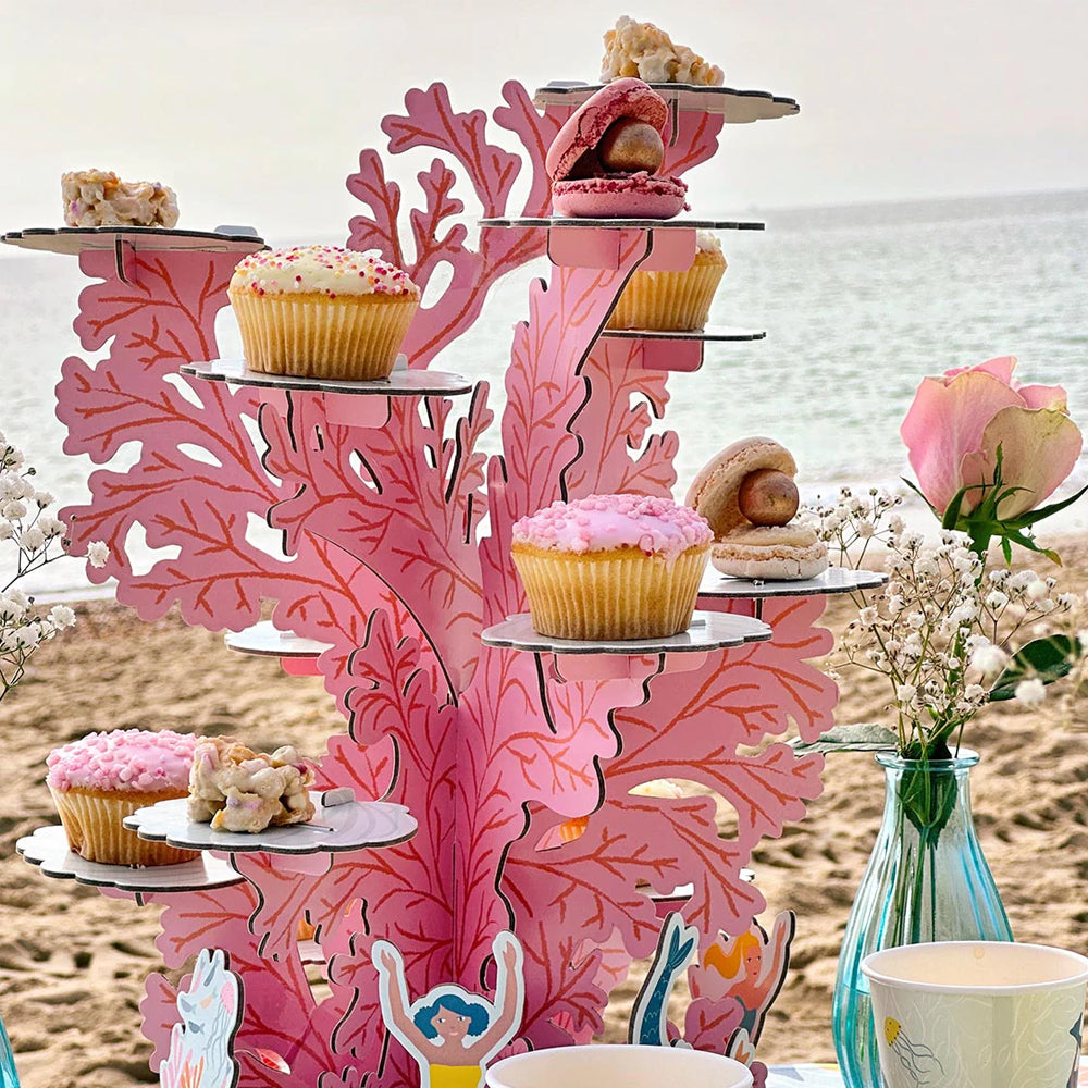 Mermaids and Coral Reef Cake Stand - 32cm