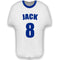 Personalised Inflated White Sports Shirt Foil Balloon in a Box - 24