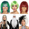 Halloween Wigs - Assorted - Pack of 6