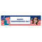 American Flag and Statue of Liberty Personalised Photo Banner - 1.2m