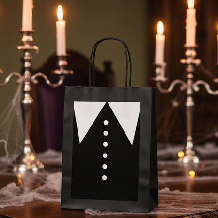 Gothic Girl Dress Paper Party Bags - Pack of 12